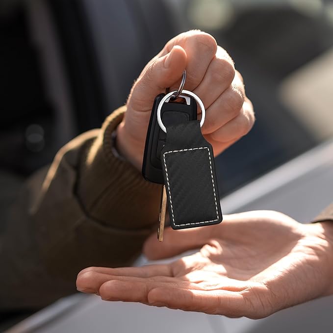 LaserGram Rectangle Keychain, Disc Golf, Personalized Engraving Included