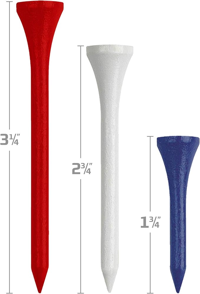 Izzo Wood Golf Tees (200 Pack)