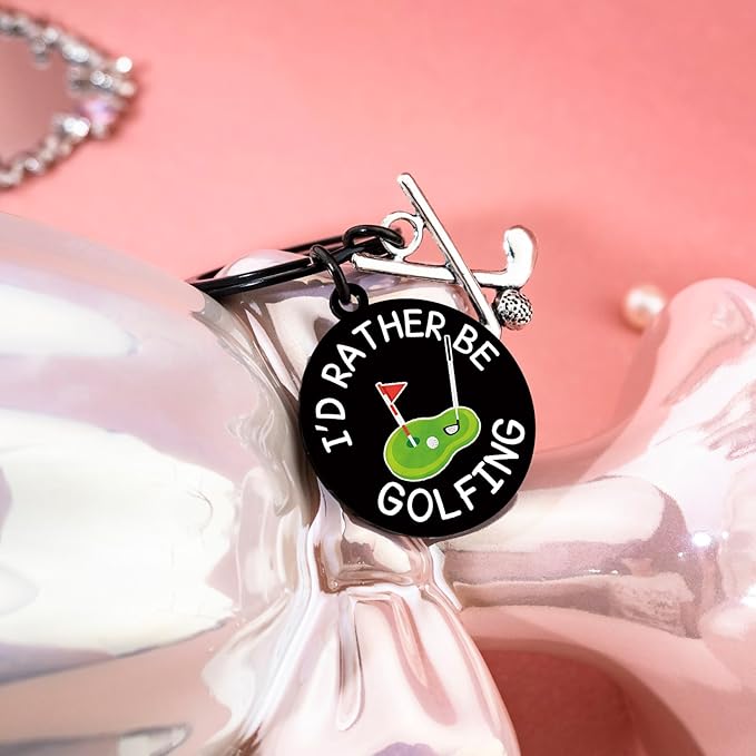 Golf Keychain Golf Lovers Gifts for Men Golfing Accessories for Men Golfs Stocking Stuffers Birthday Christmas Thanksgiving Gifts for Golfing Lover Club Team Gift Golfers Gift