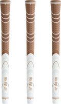 Mile High Life Golf Grips 13 Pack / 3 Pack - All-Weather Soft Rubber Golf Club Grips - High Shock Absorption, Enhanced Traction - Standard, Midsize & Jumbo Size (Core 0.58"-0.61")