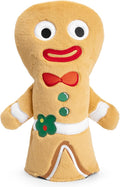Golf Club Head Covers, Plush Gingerbread Man Golf Driver Covers Fairway Wood Hybrid Head Covers with Interchangeable Tags Advanced Embroidery 3 Wood Headcover Set