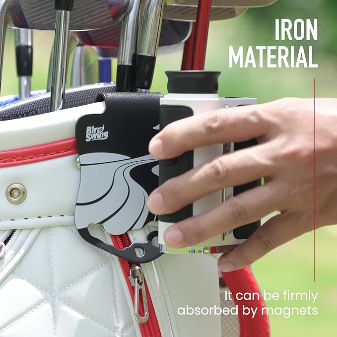Golf Bag Accessories Metal Landing Pad for Magnetic Golf Towel Golf Rangefinders Golf GPS Magnetic Speaker, Easy Use Golf Gear for Golf Club Bag, Golf Gifts for Men Women Child Daddy Mom