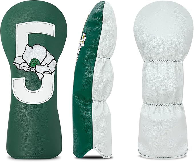 Premium Golf Club Head Cover - Fits Most Clubs, Heavy-Duty Construction, Protects Against Scratches and Damage, Specifically Designed for Hybrid and Fairway Woods.