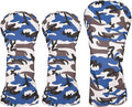 Golf Builder Blue Camouflage Golf Club Driver Fairway Wood Hybrid Head Cover Camou 1 3 5 UT Cover