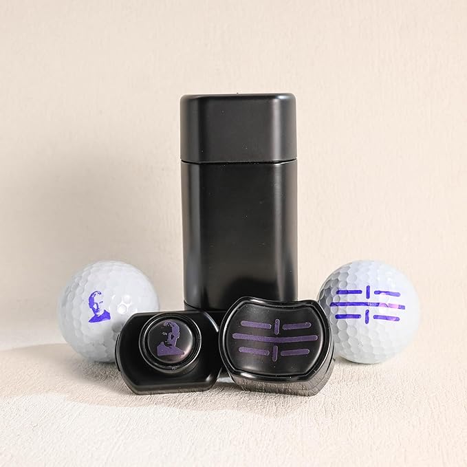 Custom Portrait Golf Ball Stamp from Photo, Golf Ball Face Stamp Marker, Golf Ball Line Marker & Alignment Tool, Personalized Golf Gift, Golf Accessories