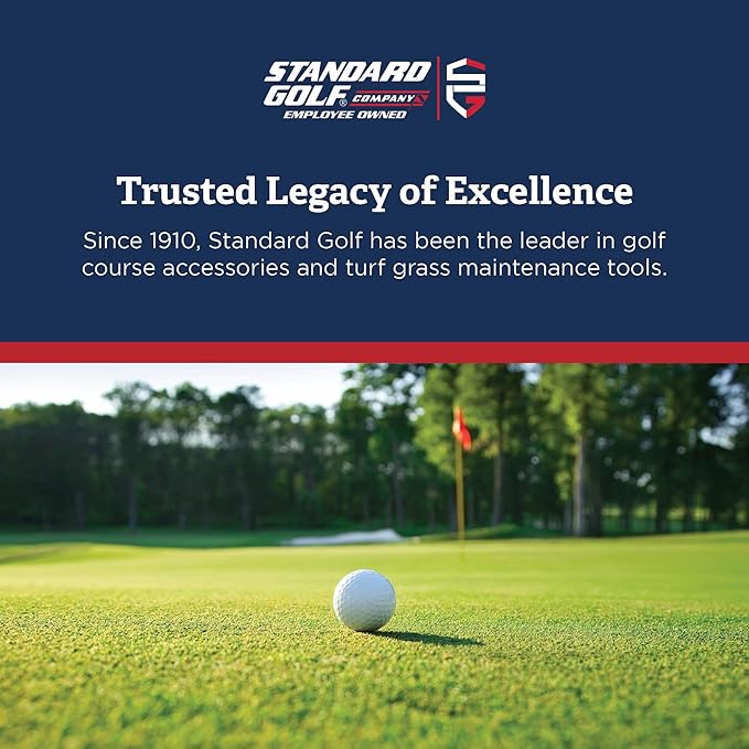Standard Golf Regulation flagstick, cup & pin flag to use in your backyard or other open space for practice. Use the same products as used by golf courses all over the world and on tour.