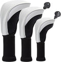 Golf Head Covers for Fairway Woods Driver Hybrids 5 Pieces Nylon Mesh Sports Fan Golf Club Headcovers-Golf Accessories for Men Women.