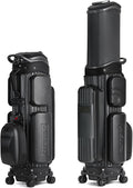 HELIX Hard Shell Golf Travel Bag with Wheels, 2-in-1 Travel Golf Case & Daily Cart Bag, Durable PC Material