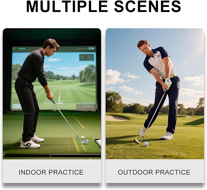 Golf Grip Trainer, Grip Trainer for Golf Clubs - Right Hand Golf Training Aid with Ergonomic Design, Corrects Golf Grip Posture and Improves Swing Accuracy