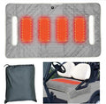 Heated Golf cart seat Cover, 3 Heating Levels and 4 Heating Zones, All-Weather Waterproof Design, Non-Slip Universal fit, USB/Type-C Power Supply, Ideal Golf Gift for Men