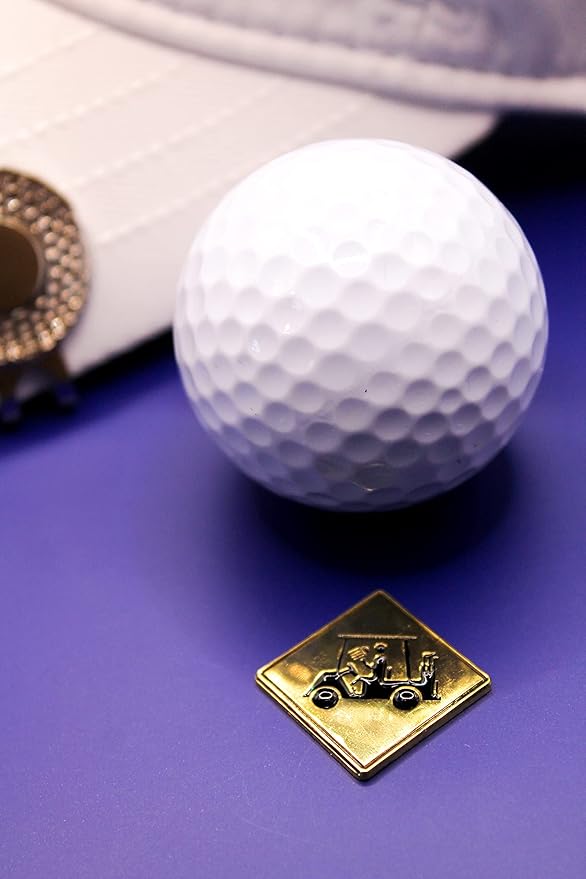 Mulligan Hooligan Golf Ball Marker + Magnetic Hat Clip, Funny and Unique Golf Gift, Premium Quality, The Perfect for Your Favorite Golfer, Golf Accessories for Any Occasions