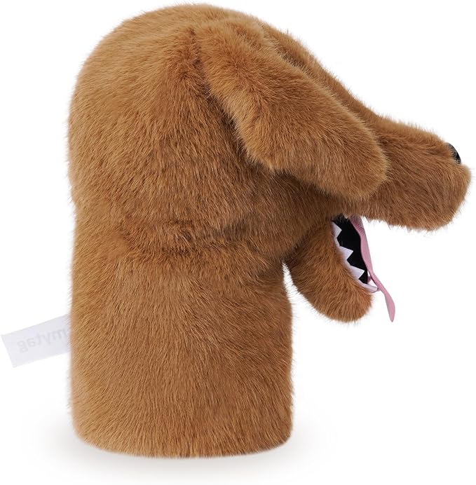 Craftsman Golf Golden Retriever Yorkshire Terrier Bernese Mountain Dog Border Collie Soft Cute Soft Plush Animal Driver Wood Headcover Head Cover Travel Protector Gifts for Men Women