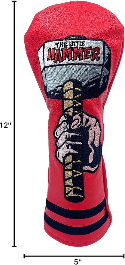 Funny Golf Club Covers The Hammer Driver Headcover and Little Hammer Fairway Wood Head Covers, Golf Accessories for Men, Golfer Gifts for Men, Golf Head Covers for Dad