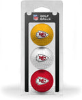 Team Golf NFL Regulation Size Golf Balls, 3 Pack, Full Color Durable Team Imprint