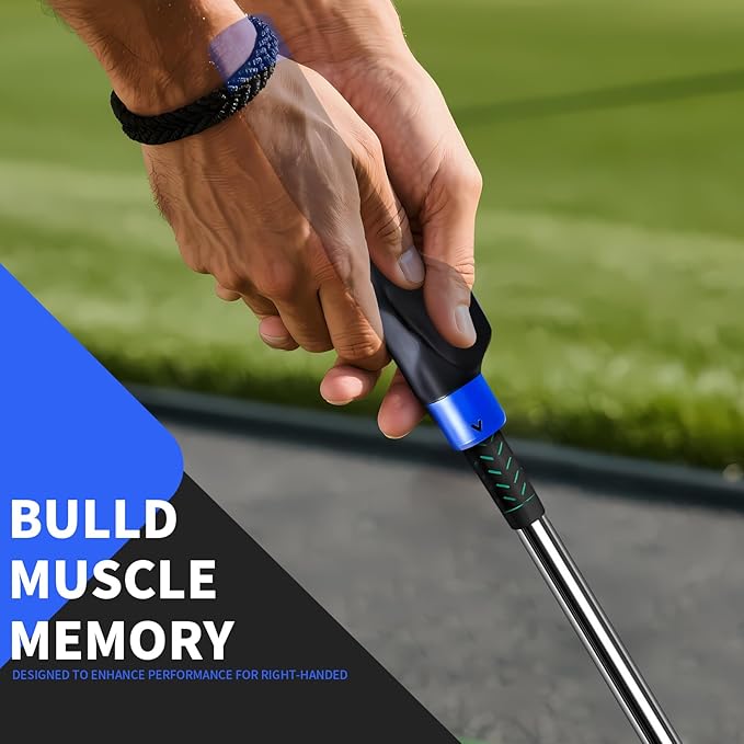 Golf Grip Trainer for Correct Hand Position Golf Training Aid Practice Kit for Right Handed PlayersTrainer Grip for Golf Clubs to Improve Swing Consistency
