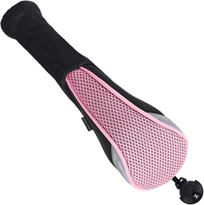 Andux 4pcs/Pack Long Neck Golf Hybrid Club Head Covers Dial No. Tag CTMT-02