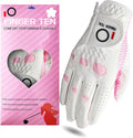 FINGER TEN Ladies Golf Gloves Left Right Hand 1 Pack, Golf Glove for Women's Golfer Lh Rh All Weather Grip, Size Fit Small Medium Large XL