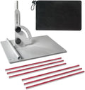 Golf Alignment Stick Training Aid Set - Upgraded Metal Rods with Foldable Angle-Adjustable Stand and Portable Bag,Golf Swing Trainer for Swing Plane, Aim, and Putting Alignment,Golf Accessories Gifts