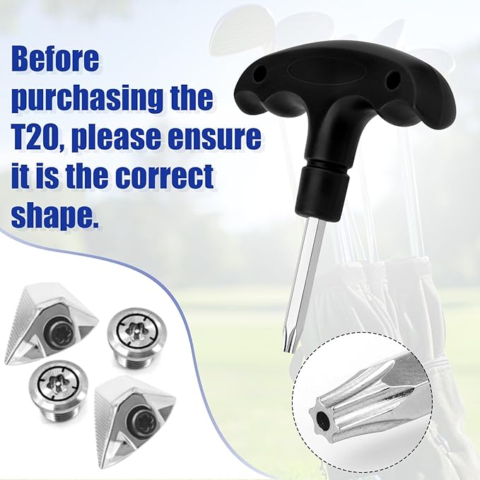 2pcs Golf Wrench, Adjustable Golf Tool with Plastic Handle Stainless Steel Driver Tool Sport Accessories Kit for Amateur Professional Golfers for Men Gifts Presents Stuff Equipment (Black)