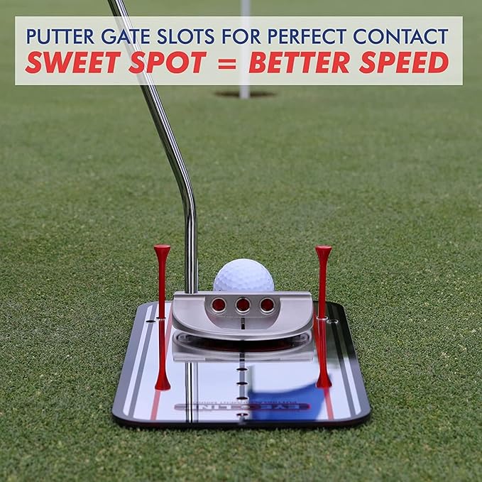 Genuine EyeLine Golf Alignment Putting Mirror - Top Training Aid on The PGA Tour - See Rapid Improvement - Helps Beginner, Junior, and Scratch Golfers