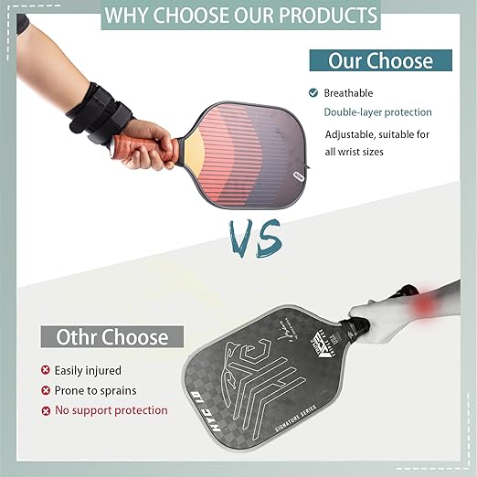 Pickleball & Golf Wrist Brace, Dual Sport Swing Alignment Trainer Neoprene Wrist Correction Support for Pickleball Training and Pickleball Form, Golf Swing Aid for Beginners ﻿