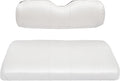 Seat Cover Replacement for Yamaha Drive or G-29 Golf Cart - Front Bench Seat - Premium Marine Vinyl - 5 Panel Stitching - Staple On Installation - Two-Tone Golf Cart Seat Covers (White)