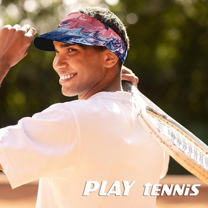 Sun Visor Hat Men Women for Sun Protection Running Fishing Tennis Golf