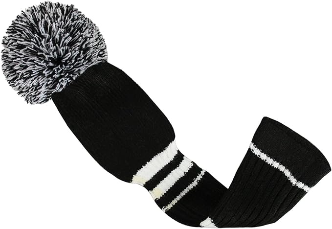 Scott Edward 1/3/4PCS Multi-Style Optional Individualized Knit Golf Club Head Covers, Driver Wood(460cc) Fairway Wood and Hybrid(UT)，for Male/Female Golfers,Custom