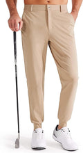 Libin Men's Golf Pants Joggers Lightweight 3 Pockets Slim Fit Soft Stretchy Tapered Work Dress Athletic