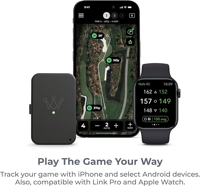 Arccos Smart Sensors: Automatic Golf Game Tracking System, A.I. Powered GPS Rangefinder & Smart Club Distances