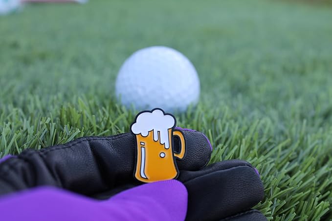 Funny Golf Ball Marker + Premium Magnetic Hat Clip | Unique Gift for Men & Women Golfers | Hilarious Golf Accessory for Any Golfer | NEW Designs!