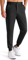 Libin Men's Golf Pants Joggers Lightweight 3 Pockets Slim Fit Soft Stretchy Tapered Work Dress Athletic
