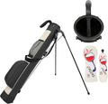 Golf Stand Bag,Lightweight Small Golf Bag,with Dual Strap Easy Carry 2 Way Dividers Multiple Pockets Golf Practice Bag