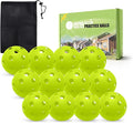 FINGER TEN Golf Practice Balls Plastic Colored Value 12/24/36/50 Pack, Limited Flight Sports Training Ball for Men Women, Indoor Outdoor Driving Range Backyard Use