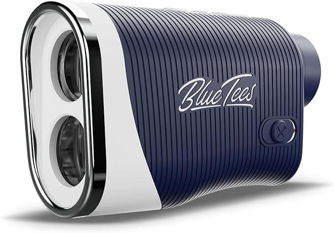 Blue Tees Golf Series 3 Max+ Golf Rangefinder with Slope Switch, 1000 Yards Range Finder, 6X Magnification Laser Rangefinder, Slope Measurement, Magnetic Strip, Flag Pole Locking with Pulse Vibration