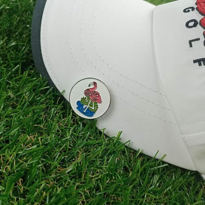 Golf Ball Markers with Hat Clips Value Sets for Men Women Golfer, Removable Attaches Easily to Golf Cap Premium Gifts