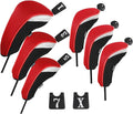 Andux 6pcs/Set Golf Club Head Covers Woods Driver Fairway Hybrid Set (3 Hybrids + 3 Woods)