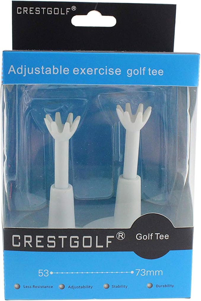 CRT Golf Range Tees Adjustable Golf Tees-2pcs per Pack
