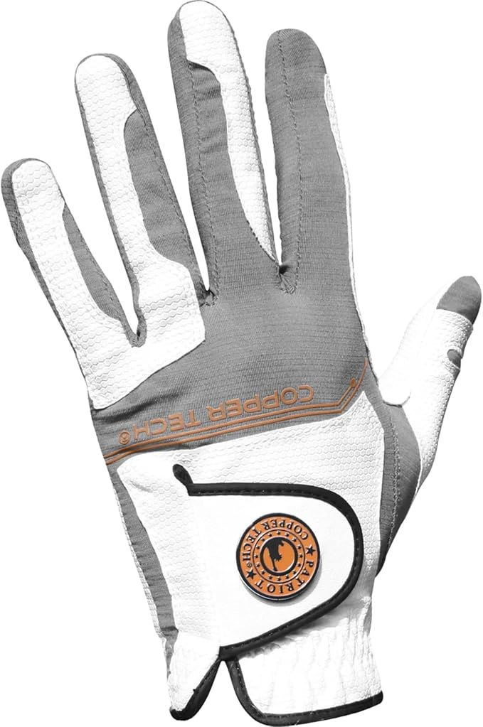 All-Weather Golf Glove – Copper Infused Compression, All-Weather Grip, Breathable 4-Way Stretch, Durable AAA Synthetic Leather