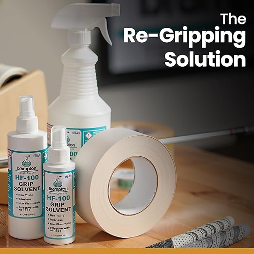 Brampton Golf Grip Tape Roll, Premium Solvent-Activated Double Sided Adhesive for Golf Club Regripping, 48mm x 36 Yards