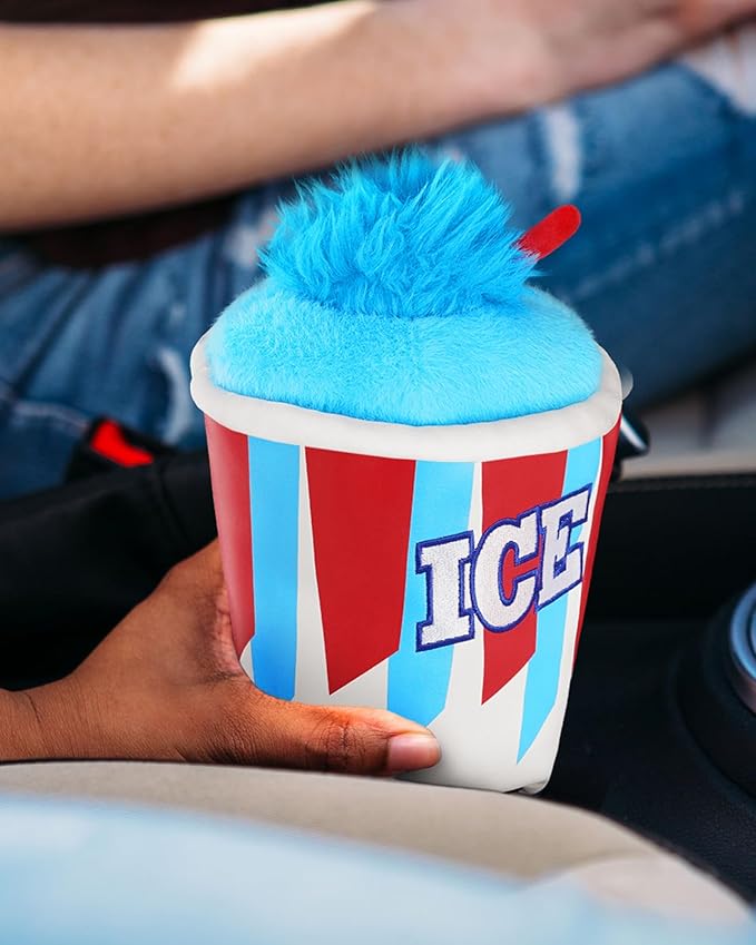 Big Teeth Driver Headcover Ice & Birdiee, Driver Covers for Golf Clubs, Funny Birdie Putter Cover,Milk Shake Ice Cream Mallet Putter Cover,Blue and Red Color