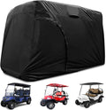 Golf Cart Cover 2/4/6 Passenger, Waterproof Golf Cart Rain Covers, Heavy-Duty All Weather Protection Cover for EZ GO Yamaha Club Car Enclosure Accessories