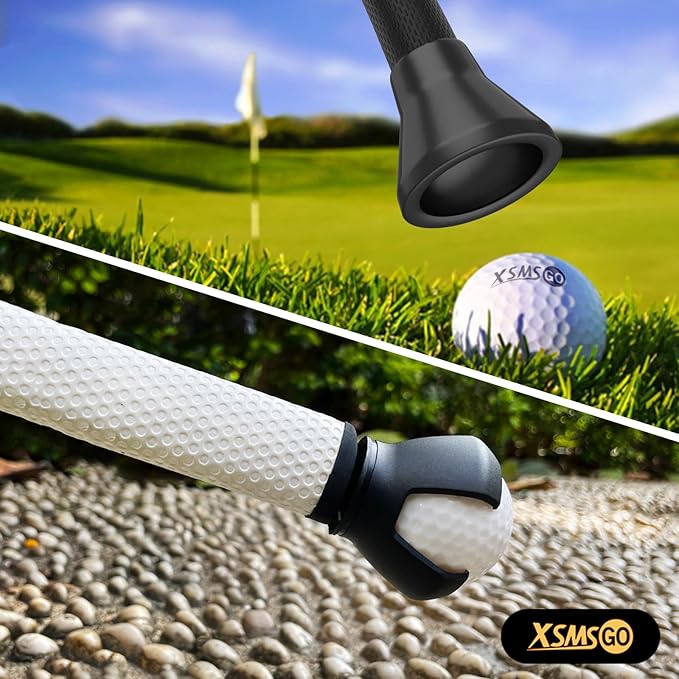 4pcs Golf Ball Retriever,Quick-Install Golf Ball Picker Upper Tool,Durable Golf Ball Grabber for Putter and Swing Handle Golf Accessories (Picker Upper)