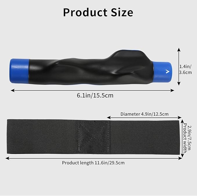 Golf Grip Trainer for Right-Handed Players, Swing Training Aid for Improving Grip Position and Swing Form, Suitable for Beginners and All Skill Levels