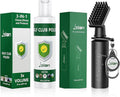 Pro Golf Club Cleaning Kit with Golf Club Cleaner Brush and 10 Oz Golf Club Polish, Cool Golf Accessories Gifts for Men Unique Golf Stuff Golf Bag Accessories Golf Gear