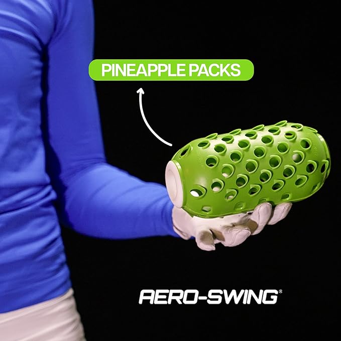 Air Resistance Pineapple Kit, Golf Training Aid, Improves Swing Speed and Accuracy, Add Pineapples to Your Existing Golf Club, Golf Training Equipment.