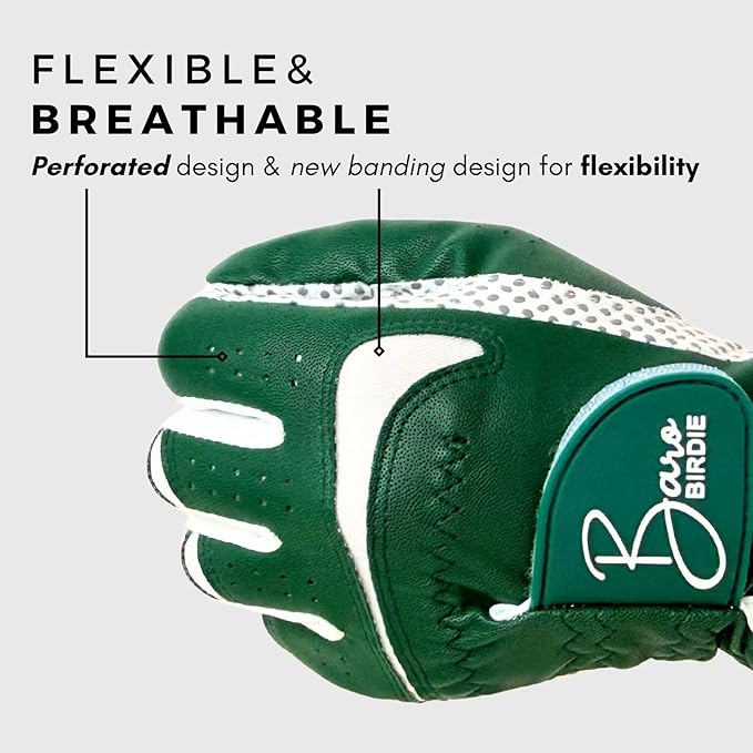 Golf Gloves Both Hands Women's 1 Pair Lightweight Non-Slip Silicone Extra Grip All Weather Girls Ladies Sports Tennis