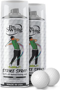 Dr. Swing Golf Impact Spray｜2 Pack｜ Club Spray for Ball Contact Training｜Quick Drying Strike Formula｜Easy Wipe Design｜Men Stocking Stuffer Golf Gift for Christmas, Dad, Brother
