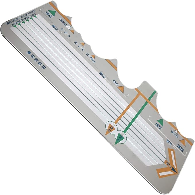 Golf Putting Mirror Board Adjustable Swing Training Aids Improve Accuracy Suitable Strength Suitable Men Aluminum Blue