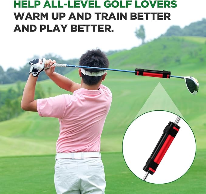 Golf Club Weights Golf Swing Weights for Practice and Warm Up Golf Swing Trainer Rings Golf Swing Weights Stripe with 2 Pcs Weighted Golf Donut Accessory Equipment Tool for Golf Clubs